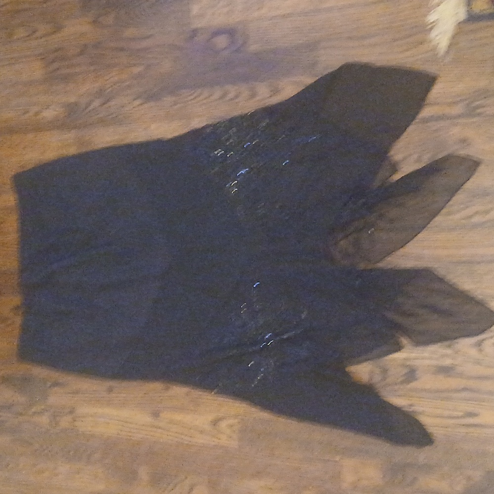 Elegant Black Asymmetrical Skirt
